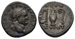 ANTIKE LOTS VARIA UND LOTS. Lot Römer (2). Lot aus 2 Denarii: 1x Vespasianus und 1x Domitianus. Um s.sch. (D).