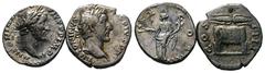 ANTIKE LOTS VARIA UND LOTS. Lot Römer (10). Lot aus 10 Denarii von Vespasianus (1x) bis Antoninus Pius (4x), darunter: 1x Domitianus und 2x Faustina II. Um sch.-s.sch. und f.s.sch., manche etwas besse