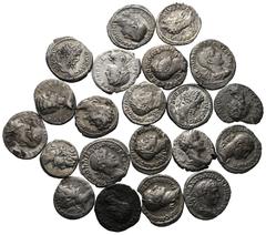 ANTIKE LOTS VARIA UND LOTS. Lot Römer (ca. 21). Lot aus ca. 21 Denarii von Septimius Severus (7x) bis Gordianus III. (1x), darunter 10x Severus Alexander. Um sch. und f.s.sch. (D).