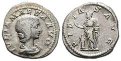 ANTIKE LOTS VARIA UND LOTS. Lot Römer (4). Lot aus 4 römischen Münzen: 1x AR-Antoninianus sowie 1x Denarius von Elagabalus, 1x Denarius von Iulia Maesa und 1x Denarius von Iulia Soaemias. Um s.sch. un