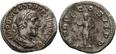 RÖMISCHE KAISERZEIT Pupienus (238) Denarius (2,76 g), Roma, Jänner/Februar-Mai 238 n. Chr. Büste mit Lorbeerkranz, Drapierung und Kürass / Felicitas mit Caduceus und Szepter. RIC IV 6, RSC III 26. Sch