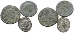 Ancient Coins - Group Lots ANTIKE Varia und Lots Lot Römische Kaiserzeit (3) Kleines Lot aus: 1x As des Antoninus Pius, 1x Lokalbronze des Philippus I. Arabs (Viminacium) und 1x AR-Antoninianus des Tr