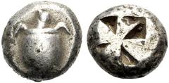 GRIECHISCHE MÜNZEN AIGINA Aigina (D) Stater (12,17g), ca. 550-500 v.Chr. SNG München 532, HGC 433. s.sch.