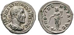 IMPERIUM ROMANUM Maximinus I. Thrax (235-238) Maximinus als Kaiser : Imperator Caesar Caius Iulius Verus Maximinus Augustus Geboren 172/173 n. Chr. oder später. Gestorben Mitte April 238 n. Chr. bei A