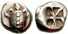 Griechenland AIGINA AIGINA Stater (12,13 g), 550/446. Av.: Schildkröte. Rv.: Quadratum Incusum. SNG.Cop:507. s.sch. Estimate: EUR 350
