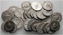 Ancient Coins ANTIKE LOTS Varia und Lots Lot Römische Kaiserzeit (29). Lot aus 1 AR-Antoninianus des Elagabalus, 18 AR-Antoniniani des Gordianus III., 8 AR-Antoniniani des Philippus I. Arabs, 2 AR-Ant