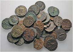 Ancient Coins ANTIKE LOTS Varia und Lots Lot Römische Kaiserzeit (41). Lot aus 41 AE-Antoniniani des Claudius II. Gothicus, darunter auch ein Gallienus und ein Quintillus, ferner eine interessante Ver