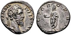 RÖMISCHE KAISERZEIT Didius Iulianus (193). Denarius (2,70g), Roma, März-Mai 193 n. Chr. Av.: IMP CAES M DID - IVLIAN AVG, Kopf mit Lorbeerkranz n.r. Rv.: RECTOR - ORBIS, Kaiser mit Globus und Schriftr