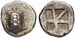 Makedonien, Griechenland AIGINA Aigina Stater (12,14 g), nach 404. Av.: Schildkröte. Rv.: Quadratum incusum. SNG.Cop:516f.: z.T.l.rauher Stempel s.sch. Estimate: EUR 500
