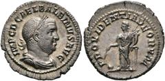 RÖMISCHE KAISERZEIT Balbinus (238 n. Chr.). (D) Denarius (3,19 g), Roma, Jänner/Februar-Mai 238 n. Chr. Av.: IMP C D CAEL BALBINVS AVG, Büste mit Lorbeerkranz, Drapierung und Kürass n.r. Rv.: P-ROVIDE