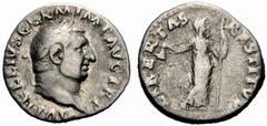 Roman Imperial Coinage Vitellius, AD 69 Denarius (3.26g), Roma, April-December AD 69. Av.: A VITELLIVS GERM IMP AVG TRP, lau­reate head r. Rv.: LIBE-RTAS - RESTITVTA, Libertas with pileus and sceptre 