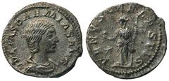 Ancient coins Ancient, Roman Empire, Ric 241 s3:8 denar 222 Julia Soaemias, mother of Elagabalus, 2,70 g. VF