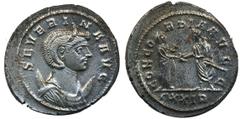 Ancient coins Ancient, Roman Empire, Severina (270-275 AD) Sear 3283 antonianus 3.99 g. Ex B.Ahlström Mynthandel AB. XF