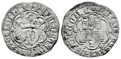 Medieval Coins Kingdom of Castille and Leon. Henry IV (1399-1413). 1/2 real. Cuenca. (Bautista-912). (Abm-697). Anv.: ✿ ENRICVS ⁑ CARTVS ⁑ REX ⁑ CASTELLE. Rev.: ✿ ENRICVS ⁑ REX ⁑ CASTELLE ⁑ ET ⁑ LE. A