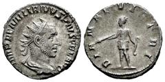 Roman Imperial Aemilian. Antoninianus. 253 AD. Rome. (Ric-2b). (Rsc-10). Anv.: IMP AEMILIANVS PIVS FEL AVG, radiate, draped and cuirassed bust right. Rev.: DIANAE VICTRI, Diana standing facing, head l