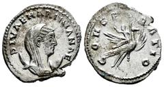 Roman Imperial Diva Mariniana. Antoninianus. 254 AD. Rome. (Ric-V 1.6). (Rsc-16). (Mir-220b). Anv.: DIVAE MARINIANAE, veiled and draped bust right, set on crescen. Rev.: CONSECRATIO, Apotheosis of Mar