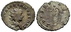 Roman Imperial Saloninus. Antoninianus. 258-259 AD. Colonia Agrippinensis. (Ric-V 1.13 var). (Mir-915). (Rsc-93). Anv.: SALON VALERIANVS CAES, radiate and draped bust to right. Rev.: SPES PVBLICA, Spe