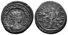 Roman Imperial Macrian. Antoninianus. 260-261 AD. Samosata. (Ric-V 2.5). (Mir-1727k). (Rsc-1). Anv.: IMP C FVL MACRIANVS P F AVG, radiate and cuirassed bust to right. Rev.: AEQV(TA)S AVGG, Aequitas st
