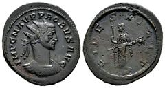 Roman Imperial Probus. Antoninianus. 276-282 AD. Rome. (Ric-151). Anv.: IMP C M AVR PROBVS AVG, radiate and cuirassed bust right. Rev.: FIDES MILIT, Fides standing left, holding sceptre and transverse