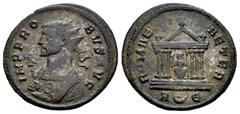 Roman Imperial Probus. Antoninianus. 276-282 AD. Rome. (Ric-V 2.185). Anv.: IMP PROBVS AVG, radiate bust to left, wearing imperial mantle and holding eagle-tipped sceptre. Rev.: ROMAE AETER, Roma seat