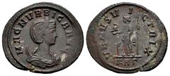 Roman Imperial Magnia Urbica. Antoninianus. 282-284 AD. Rome. (Ric-V 2.343 Carus). Anv.: MAGN VRBICA AVG, diademed and draped bust to right, on crescent. Rev.: VENVS VICTRIX, Venus standing to left, h