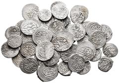 Lot of 48 coins from the Ottoman Empire. Akce of Mehmed II (AH 855-886). Ar. TO EXAMINE. Choice F/Choice VF. Est...200,00. Spanish Description: Lote de 48 monedas del Imperio Otomano. Akce de Mehmed I