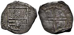 Philip IV (1621-1665) Philip IV (1621-1665). 4 reales. 1623. Toledo. P. (Cal-1207). Ag. 12,81 g. Patina. Ex Aureo 149, Lot 892 (28.05.2003). Almost VF. Est...300,00. Spanish Description: Felipe IV (16