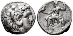 Greek Coins Seleukid Kingdom. Seleukos I Nikator. Tetradrachm. 311-300 a.C. Babylon. In the name and types of Alexander III of Macedon. (SC-82.4b). (Hgc-9,10f). (Price-3752). Anv.: Head of Herakles to