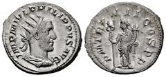 Roman Imperial Philip I. Antoninianus. 246 d.C. Rome. (Ric-IV 3). (Rsc-124). Anv.: IMP M IVL PHILIPPVS AVG, radiate, draped and cuirassed bust to right, seen from behind. Rev.: P M TR P III COS P P, F