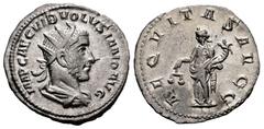 Roman Imperial Volusian. Antoninianus. 251-253 d.C. Rome. (Ric-IV 166). (Rsc-8). Anv.: IMP CAE C VIB VOLVSIANO AVG, radiate, draped and cuirassed bust to right. Rev.: AEQVITAS AVGG, Aequitas standing 
