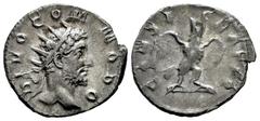 Roman Imperial Divus Commodus. Antoninianus. 250-251 d.C. Rome. Commemorative issue struck under Trajan Decius. (Ric-93). (C-1009). Anv.: DIVO COMMODO Radiate head of Divus Commodus to right. Rev.: CO