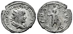 Roman Imperial Volusian. Antoninianus. 251-253 d.C. Mediolanum. (Ric-IV 206). (Rsc-133). Anv.: IMP C C VIB VOLVSIANVS AVG, radiate, draped and cuirassed bust to right. Rev.: VIRTVS AVGG, Virtus standi