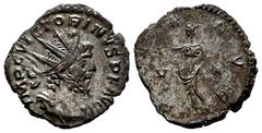 Roman Imperial Victorinus. Antoninianus. 268-270 d.C. Colonia Agrippinensis. (Ric-V 2.118). Anv.: IMP C VICTORINVS P F AVG, radiate, draped and cuirassed bust to right. Rev.: PAX AVG, Pax standing to 