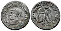 Roman Imperial Filipo II. Seleucis y Pieria. Tetradracma. 29 d.C. Antioquía. (Prieur-479). Ag. 10,11 g. Oxidaciones. MBC+. Est...50,00.