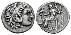 Greek Coins Kingdom of Macedon. Antigonos I Monophthalmos. Drachm. 310-301 a.C. Lampsakos. Struck as Strategos or king of Asia, in the name and types of Alexander III. (Price-1423). (Müller-657). (Sng