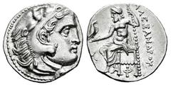 Greek Coins Kingdom of Macedon. Antigonos I Monophthalmos. Drachm. 310-301 a.C. Kolophon. Struck as Strategos or king of Asia, in the name and types of Alexander III. (Price-1823). (Müller-808). Anv.: