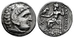 Greek Coins Kingdom of Macedon. Antigonos I Monophthalmos. Drachm. 310-301 BC. Kolophon. Struck as Strategos or king of Asia, in the name and types of Alexander III. (Price-1823). (Müller-808). Anv.: 