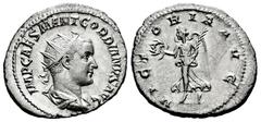 Roman Imperial Gordian III. Antoninianus. 238-239 d.C. Rome. (Ric-IV 5). (Rsc-357). Anv.: IMP CAES M ANT GORDIANVS AVG, radiate, draped and cuirassed bust to right. Rev.: VICTORIA AVG, Victory advanci