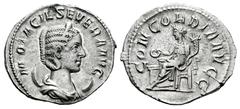 Roman Imperial Otacilia Severa. Antoninianus. 246-248 d.C. Rome. (Ric-IV 125c). (Rsc-4). Anv.: M OTACIL SEVERA AVG, diademed and draped bust to right, set on crescent. Rev.: CONCORDIA AVGG, Concordia 