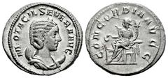Roman Imperial Otacilia Severa. Antoninianus. 246-248 d.C. Rome. (Ric-IV 125c). (Seaby-4). Anv.: M OTACIL SEVERA AVG, diademed and draped bust to right, set on crescent. Rev.: CONCORDIA AVGG, Concordi