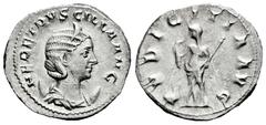 Roman Imperial Herennia Etruscilla. Antoninianus. 249-251 d.C. Rome. (Ric-IV 58b (Trajano Decio)). (Seaby-17). Anv.: HER ETRVSCILLA AVG, draped, diademed bust right on crescent. Rev.: PVDICITIA AVG, P