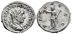 Roman Imperial Volusian. Antoninianus. 251-253 AD. Rome. (Ric-IV 179). (Seaby-70). Anv.: IMP CAE C VIB VOLVSIANO AVG, Radiate, draped and cuirassed bust to right. Rev.: PAX AVGG, Pax standing facing, 