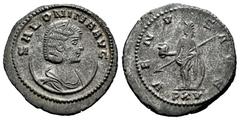 Roman Imperial Salonina. Antoninianus. 267 d.C. Siscia. (Ric-V 1.86). (Mir-1671I). (Rsc-113). Anv.: SALONINA AVG, diademed and draped bust to right, on crescent. Rev.: VENVS AVG, Venus standing to lef