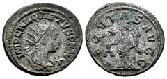 Roman Imperial Quieto. Antoninianus. 260-261 AD. Rome. (Ric-V.2 2). (Rsc-1d). (Mir-1727). Anv.: IMP C FVL QVIETVS P F AVG, radiate, draped, and cuirassed bust to right. Rev.: AEQVTAS AVGG, Aequitas st