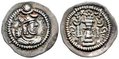 Greek Coins Sassanid Empire. Peroz I. Drachm. LYW (Rev Ardashir). Second crown. (Göbl-II/3). Ae. 4,17 g. Lightly toned. A good sample. Almost XF/Choice VF. Est...80,00. Spanish description: Imperio Sa