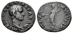Roman Imperial Galba. Denarius. 68-69 AD. Rome. (Ric-I 189). (Bmcre-8). (Rsc-55). Anv.: IMP SER GALBA CAESAR AVG, laureate and draped bust to right. Rev.: DIVA AVGVSTA, Diva Julia Augusta (Livia) stan