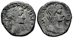 Roman Imperial Galba. Tetradrachm. RY 2 = 68/9 AD. Alexandria. (RPC-I 5338). (Dattari (Savio)-304). (Emmett-171). Anv.: (ΣΕΡΟΥΙ ΓΑ)ΛΒΑ ΑΥΤΟ ΚΑΙΣ ΣΕΒΑ, laureate head to right; L B (date) in right field
