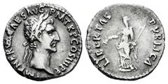 Roman Imperial Nerva. Denarius. 97 AD. Rome. (Ric-II 19). (Bmcre-46). (Rsc-113). Anv.: IMP NERVA CAES AVG P M TR P COS III P P, laureate bust to right. Rev.: LIBERTAS PVBLICA, libertas standing left, 