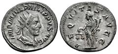 Roman Imperial Philip I. Antoninianus. 244-247 AD. Rome. (Ric-IV 27b). (Rsc-9). Anv.: IMP M IVL PHILIPPVS AVG, radiate, draped and cuirassed bust to right. Rev.: AEQVITAS AVGG, Aequitas standing to le