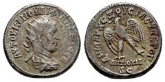 Roman Imperial Philip I. Seleucis and Pieria. Tetradrachm. 248 AD. Antioch. (Prieur-373). (McAlee-923). Anv.: AYTOK K MIOYΛI ΦIΛIΠΠOC CEB, Radiate, draped and cuirassed bust right. Rev.: ΔHMAPX ΕΞOYCI